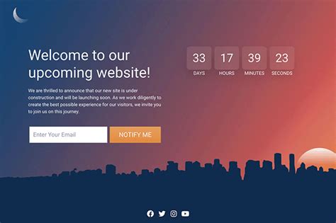 Welcome Page.